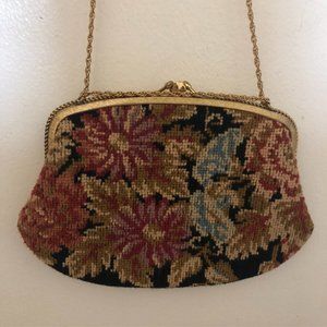 Vintage needlepoint purse